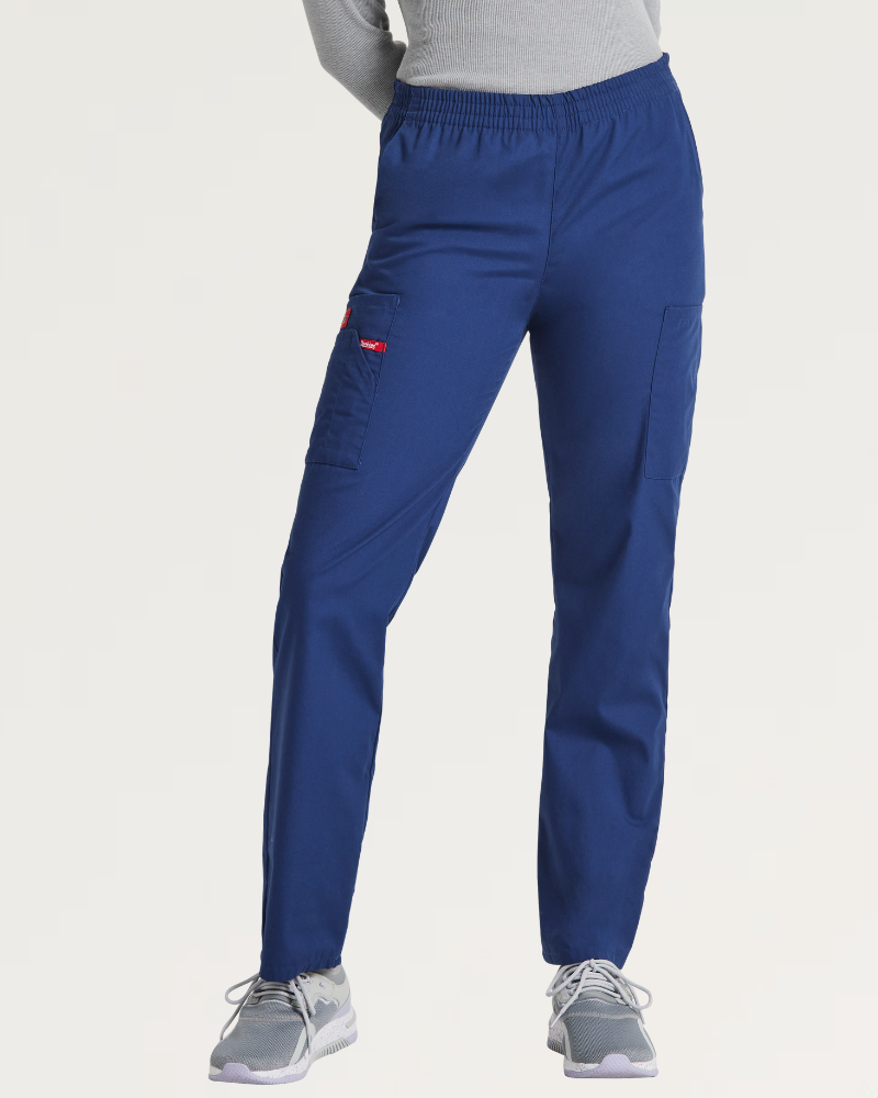 DICKIES EDS SIGNATURE WOMEN'S NATURAL RISE SCRUB CARGO TROUSER