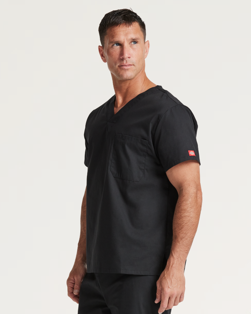 DICKIES EDS SIGNATURE UNISEX V-NECK SCRUB TOP