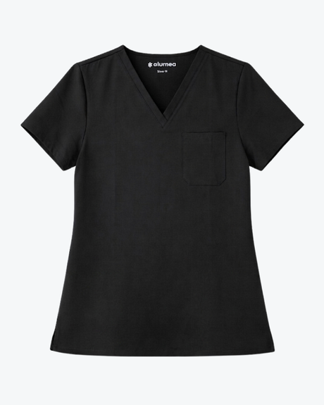 Alumea Men's V-neck Stretch Scrub Top