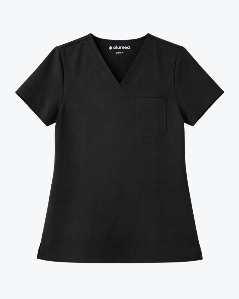 Alumea Men's V-neck Stretch Scrub Top