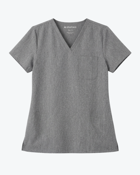 Alumea Men's V-neck Stretch Scrub Top