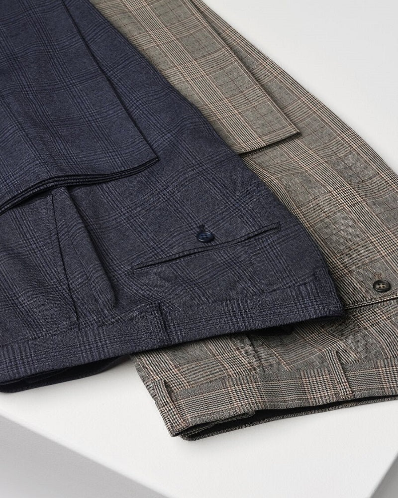 FABIAN SLIM FIT CHECK TROUSER-10570