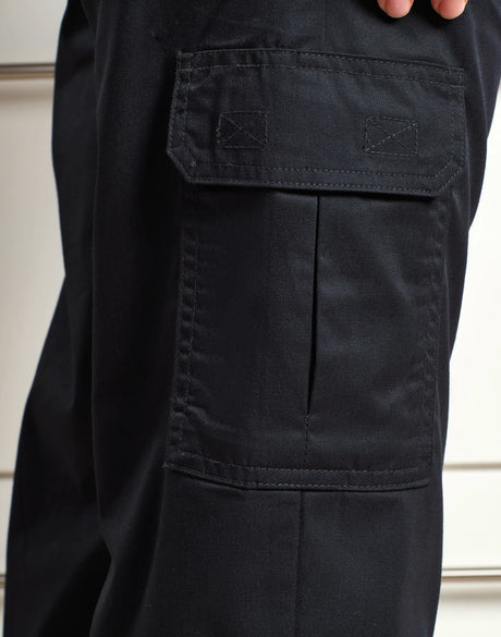 BLACK CHEF CARGO TROUSERS
