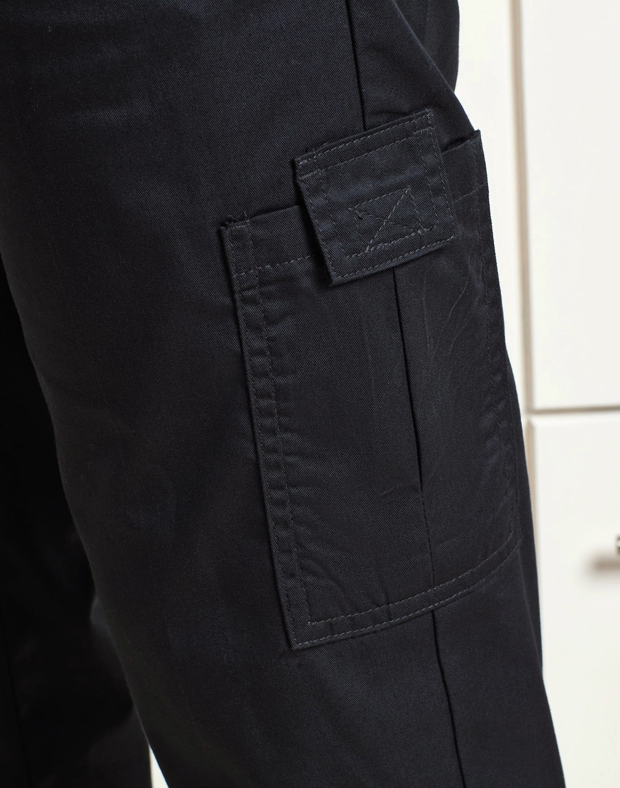 BLACK CHEF CARGO TROUSERS