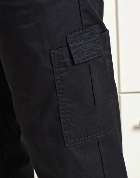 BLACK CHEF CARGO TROUSERS