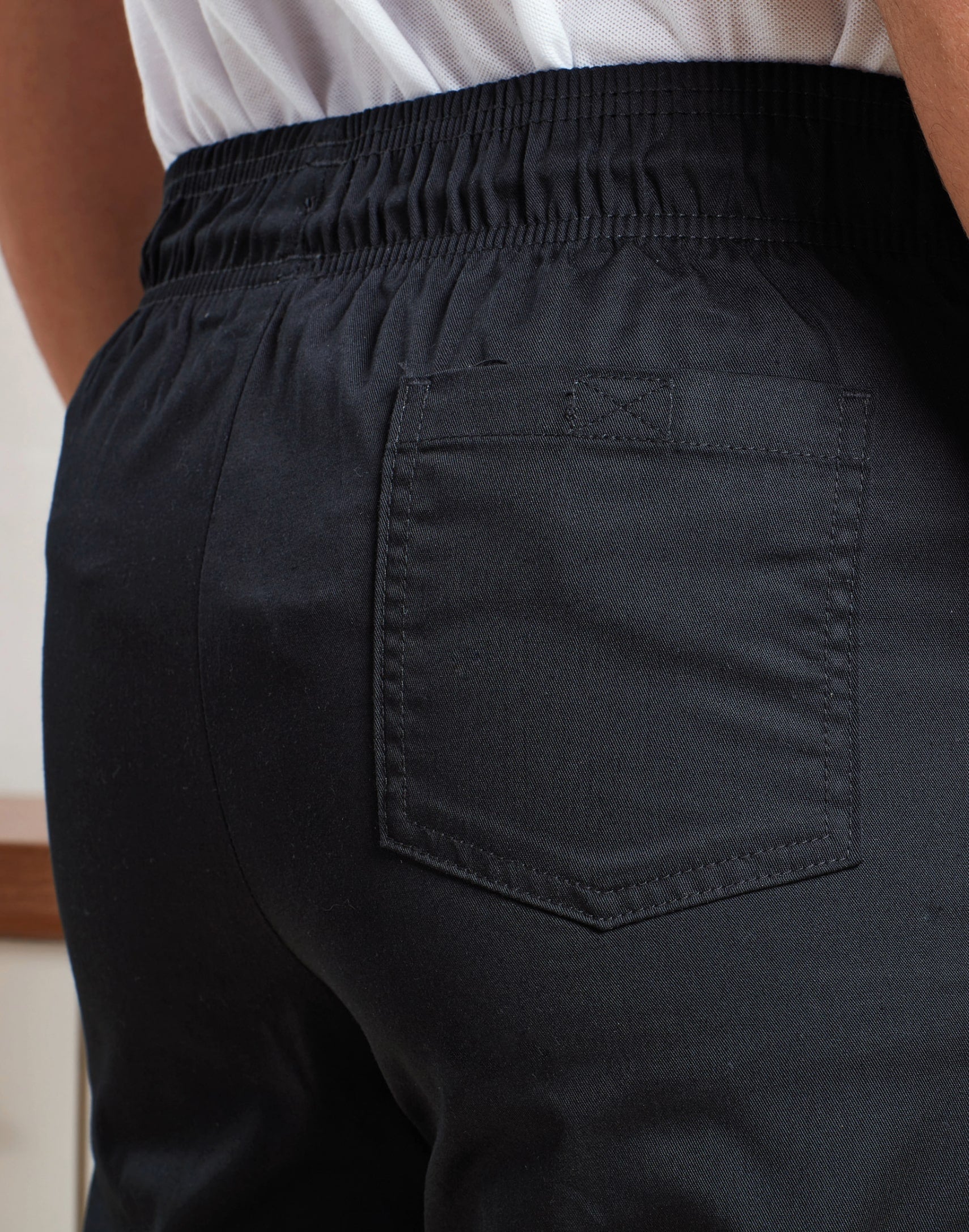 BLACK CHEF CARGO TROUSERS