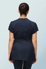 Gisele Faux Wrap Beauty Tunic With Side-Tie