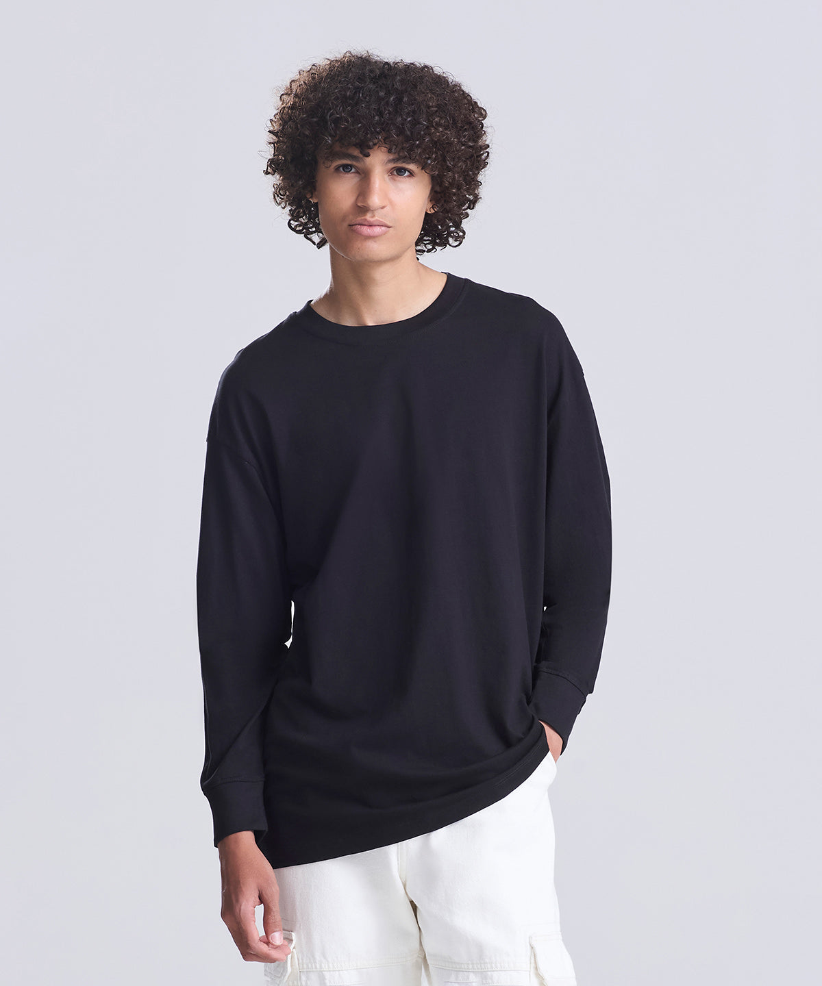 UNISEX OVERSIZED LONG-SLEEVE COTTON T-SHIRT