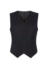Ladies Black Business Waistcoat