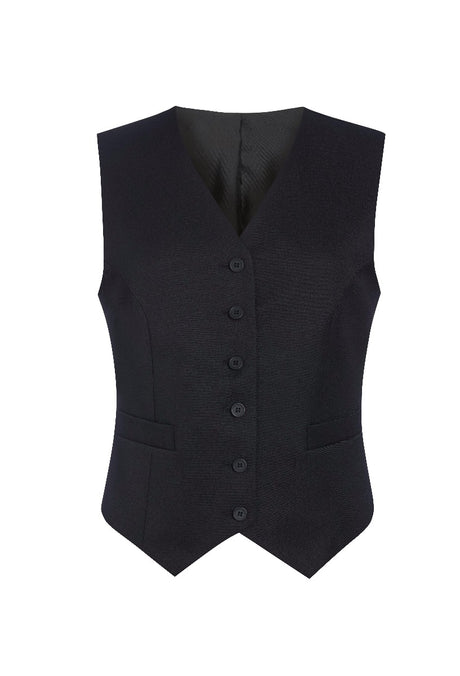 Ladies Black Business Waistcoat