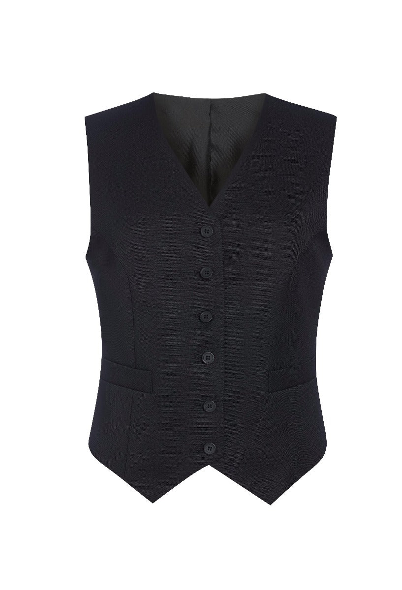 Ladies Black Business Waistcoat