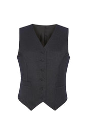 Charcoal Grey Ladies Business Waistcoat