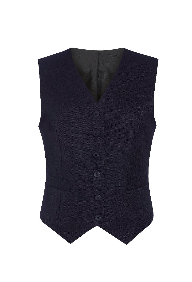 Ladies Navy Business Waistcoat