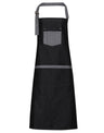 DENIM CONTRAST BIB APRON