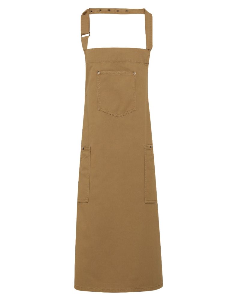 CHINO BIB APRON