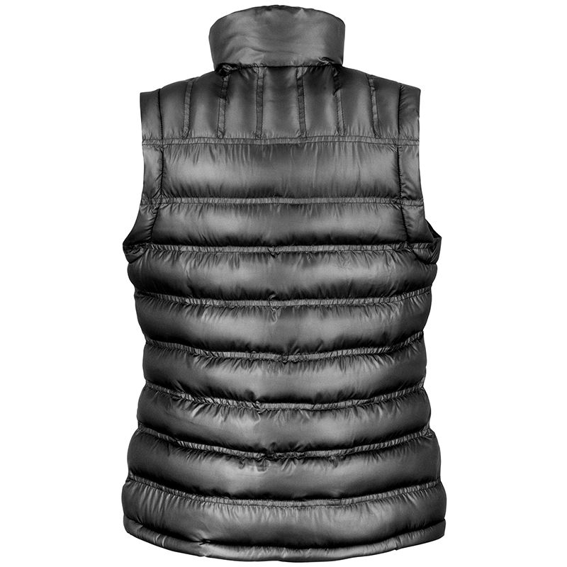 Back View Of Ladies Windproof Padded Gilet