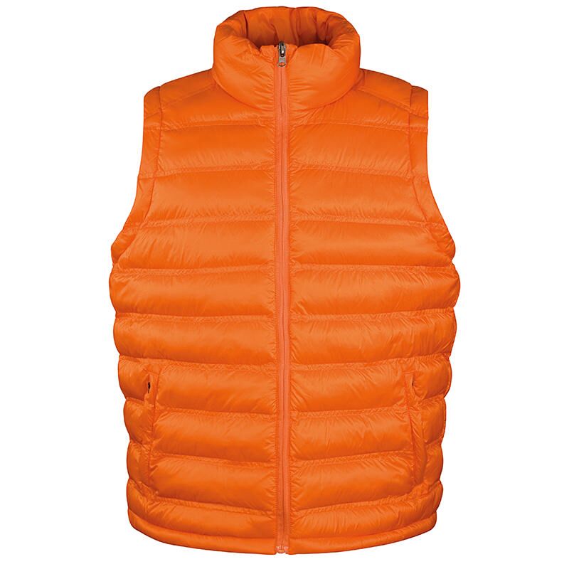 Orange Windproof Padded Gilet