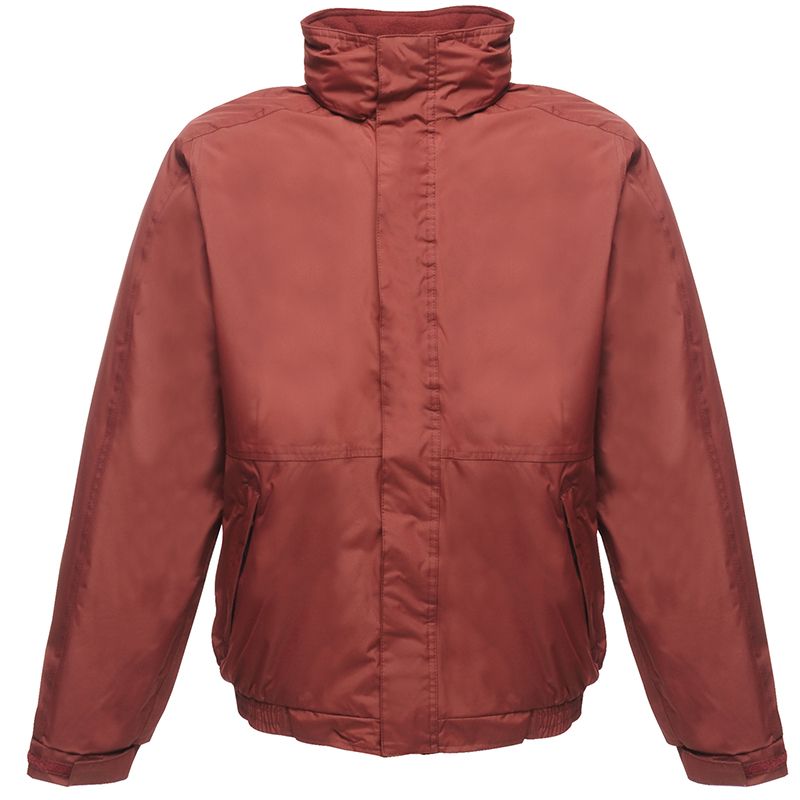 Burgundy Fleece Lined Waterproof Jacket
