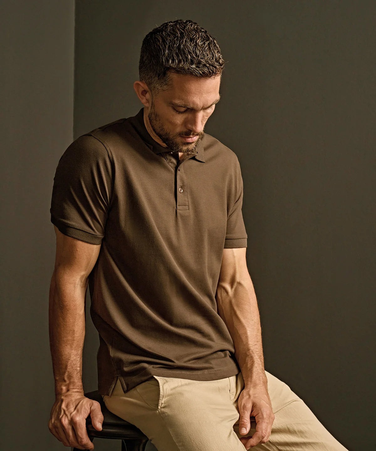 MEN'S LUXURY STRETCH POLO SHIRT