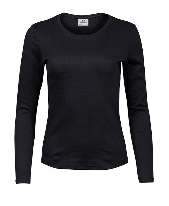 WOMEN'S LUXURY LONG-SLEEVE ORGANIC COTTON T-SHIRT