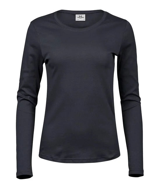 WOMEN'S LUXURY LONG-SLEEVE ORGANIC COTTON T-SHIRT
