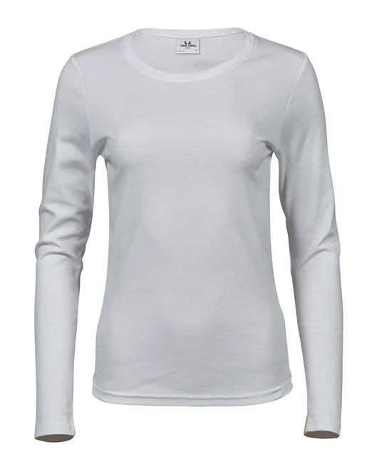 WOMEN'S LUXURY LONG-SLEEVE ORGANIC COTTON T-SHIRT