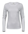 WOMEN'S LUXURY LONG-SLEEVE ORGANIC COTTON T-SHIRT