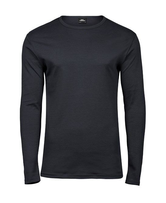 MEN'S LUXURY LONG-SLEEVE ORGANIC COTTON T-SHIRT