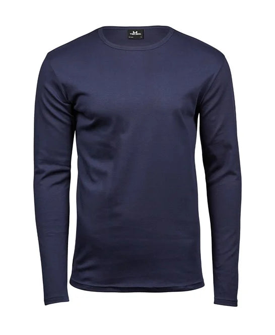 MEN'S LUXURY LONG-SLEEVE ORGANIC COTTON T-SHIRT