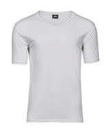 MEN'S LUXURY STRETCH V-NECK SHORT SLEEVE T-SHIRT