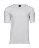 MEN'S LUXURY STRETCH V-NECK SHORT SLEEVE T-SHIRT