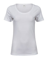 WOMEN'S LUXURY STRETCH ROUND-NECK T-SHIRT