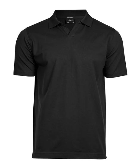 LUXURY STRETCH MEN'S V-NECK POLO SHIRT
