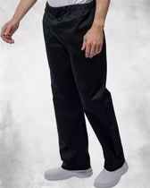 CHEFS TROUSERS with elasticated waist