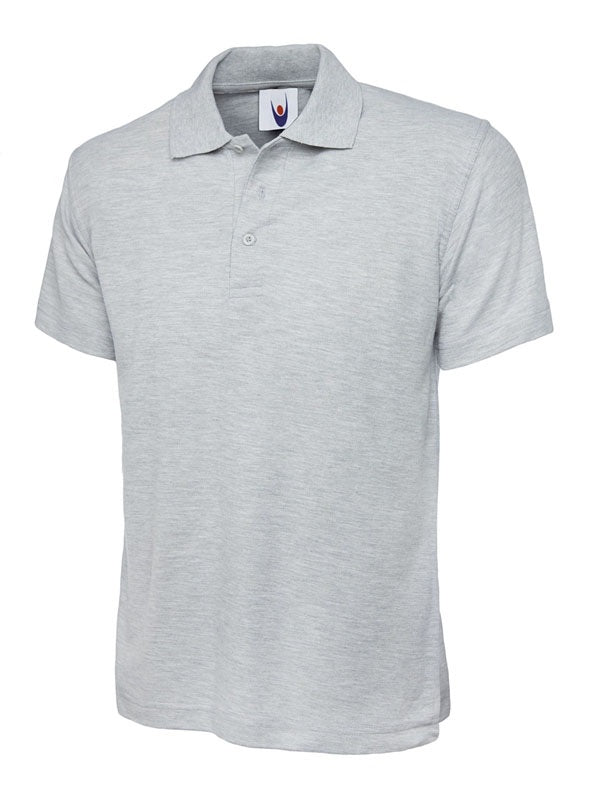 Grey Classic Short Sleeve Polo Shirt