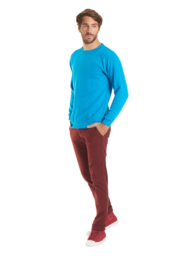 Classic Unisex Sweatshirt With Set In Sleeves