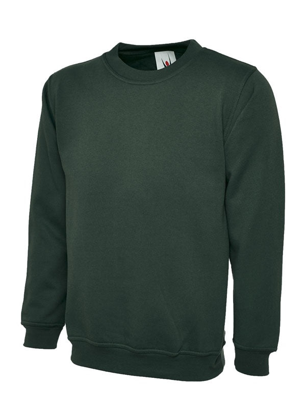 Classic Unisex Sweatshirt With Set In Sleeves