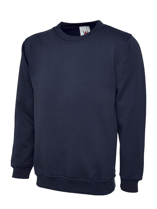 Classic Unisex Sweatshirt With Set In Sleeves