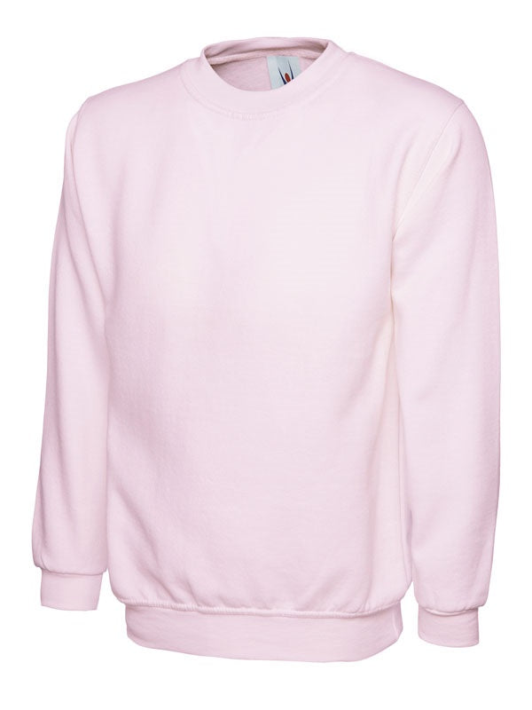 Classic Unisex Sweatshirt With Set In Sleeves