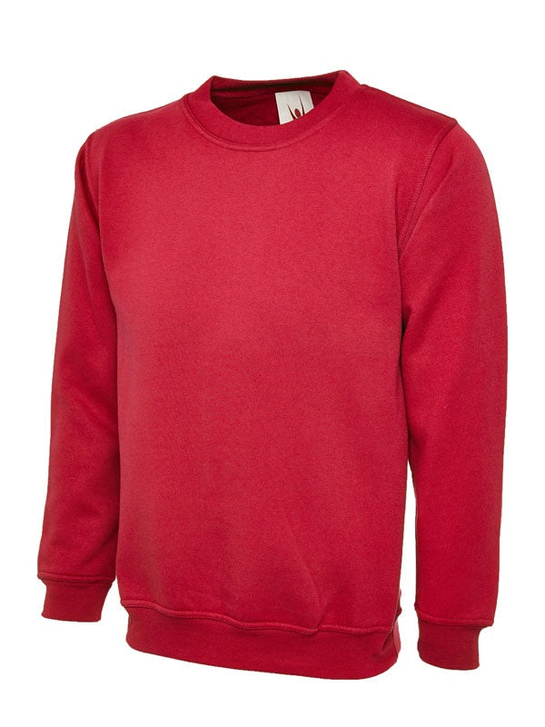 Classic Unisex Sweatshirt With Set In Sleeves