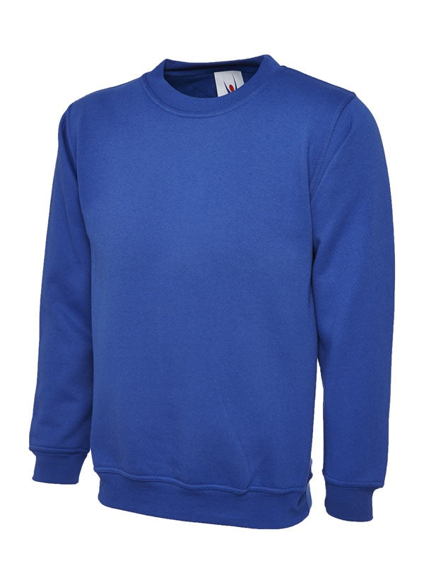 Classic Unisex Sweatshirt With Set In Sleeves