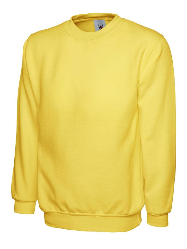 Classic Unisex Sweatshirt With Set In Sleeves