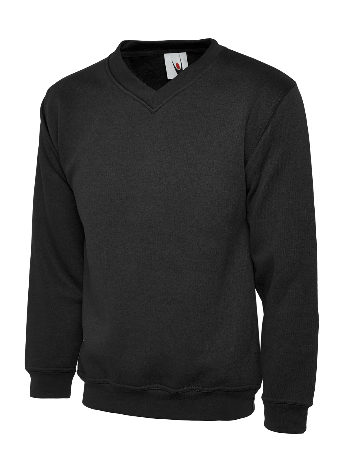Premium Set In Sleeve V Neck Sweatshirt