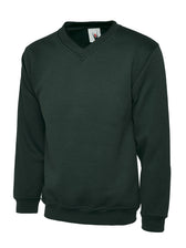 Premium Set In Sleeve V Neck Sweatshirt