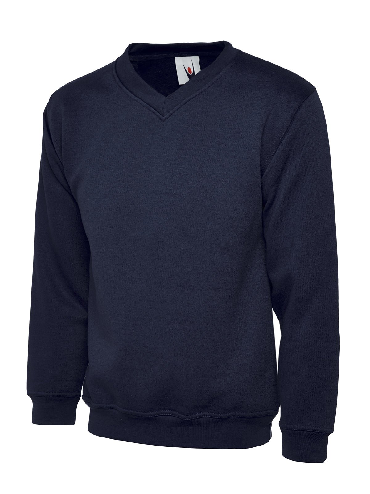 Premium Set In Sleeve V Neck Sweatshirt