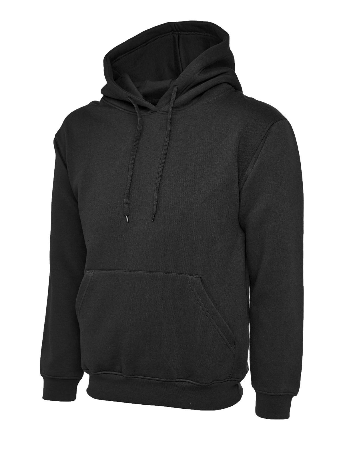 Classic Pullover Hooded Sweatshirt With Front Pouch Pocket