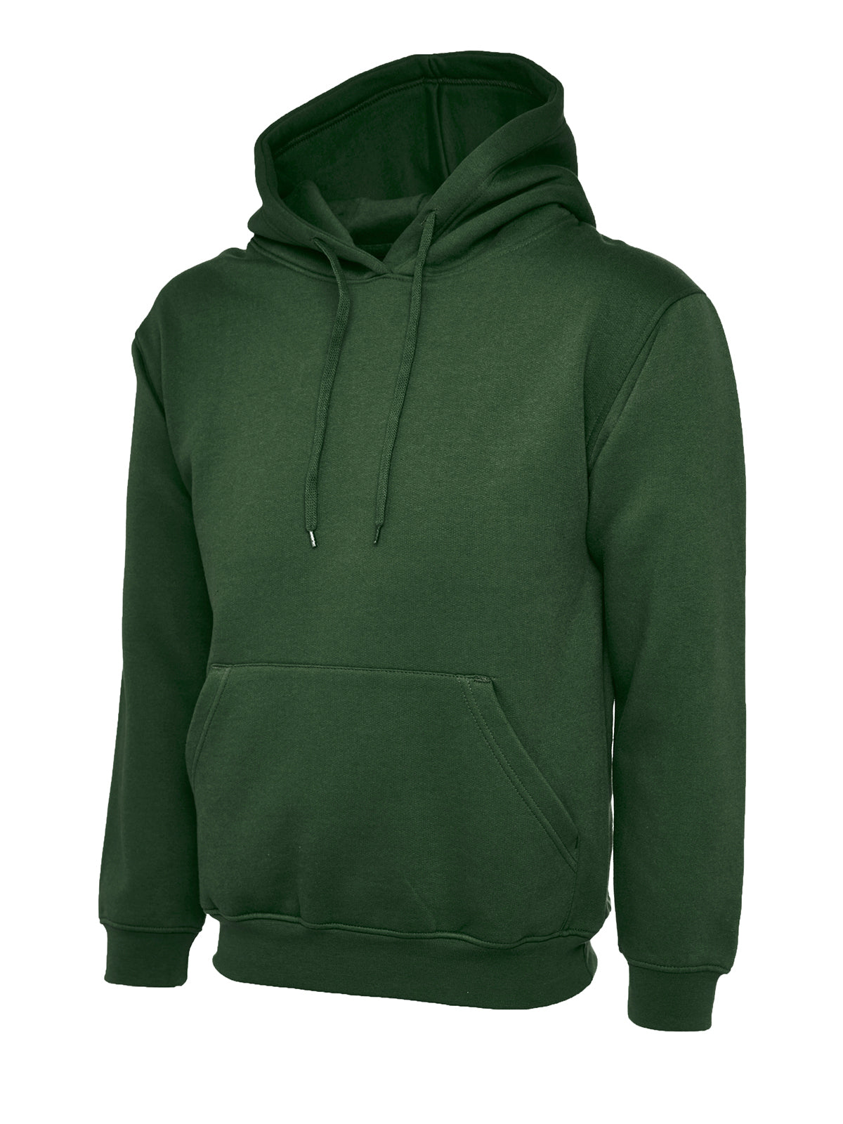 Classic Pullover Hooded Sweatshirt With Front Pouch Pocket