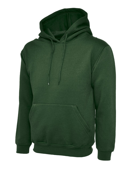 Classic Pullover Hooded Sweatshirt With Front Pouch Pocket