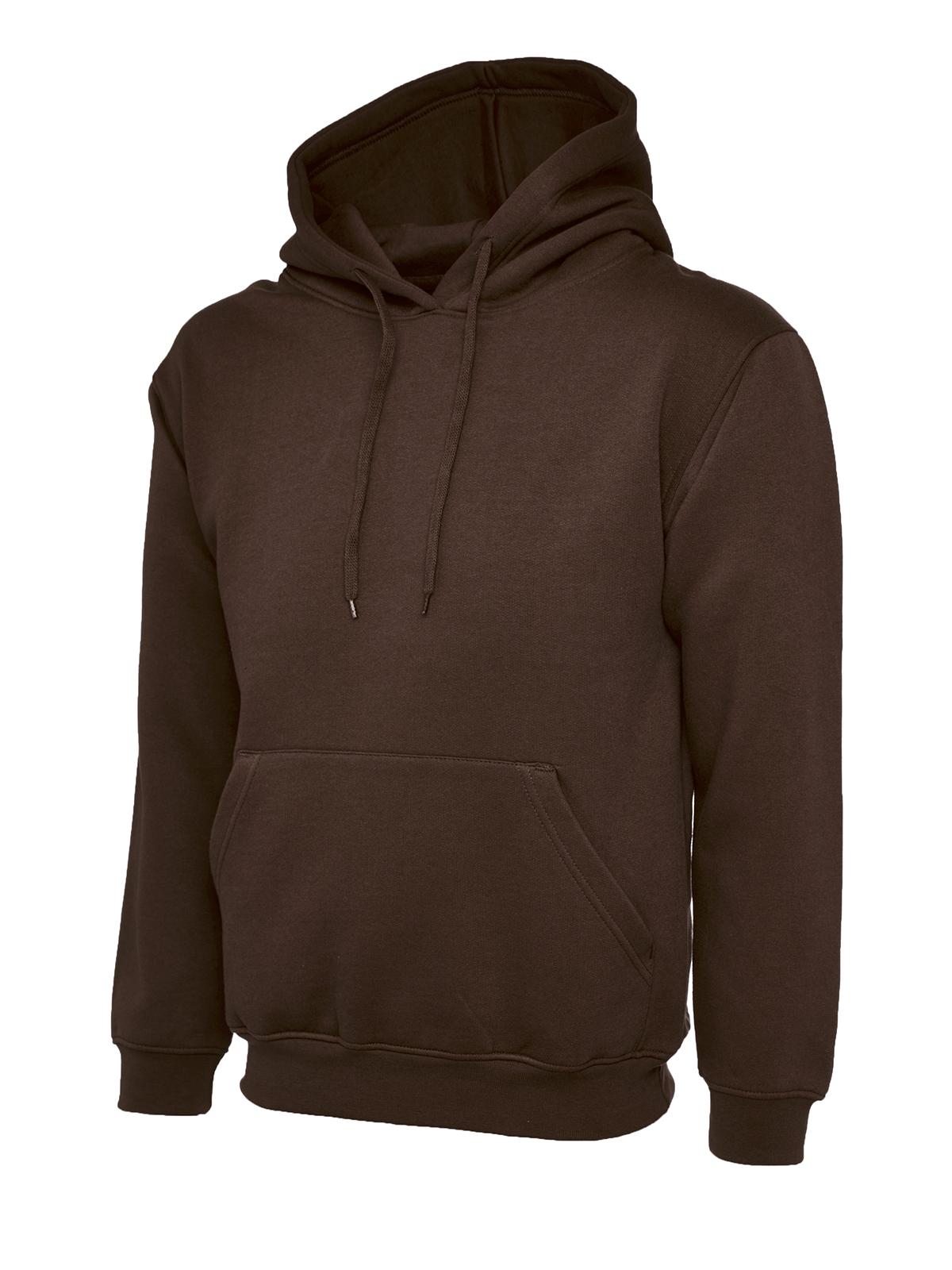 Classic Pullover Hooded Sweatshirt With Front Pouch Pocket
