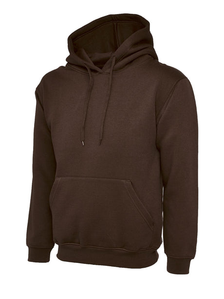 Classic Pullover Hooded Sweatshirt With Front Pouch Pocket
